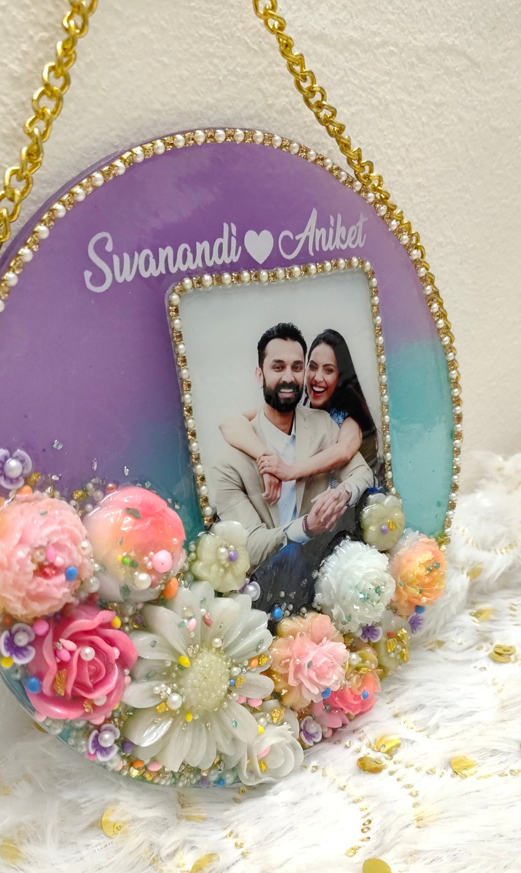 Customised couple photo frame  (8inch)