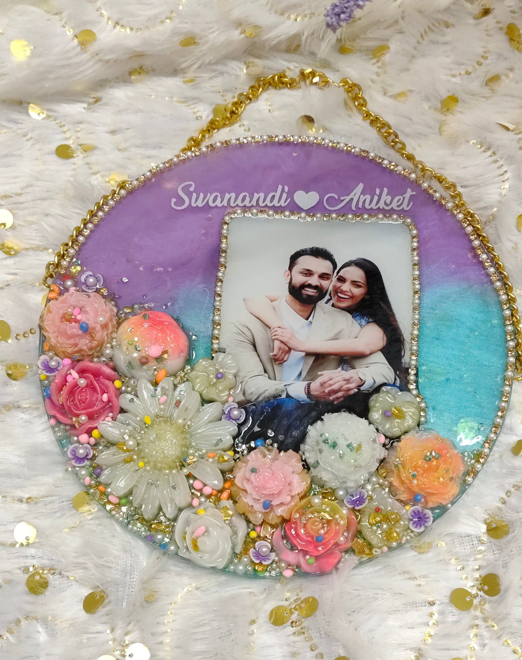 Customised couple photo frame  (8inch)