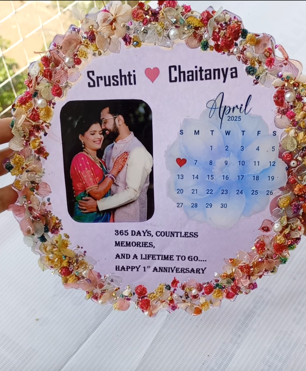 Customised Couple photo frame