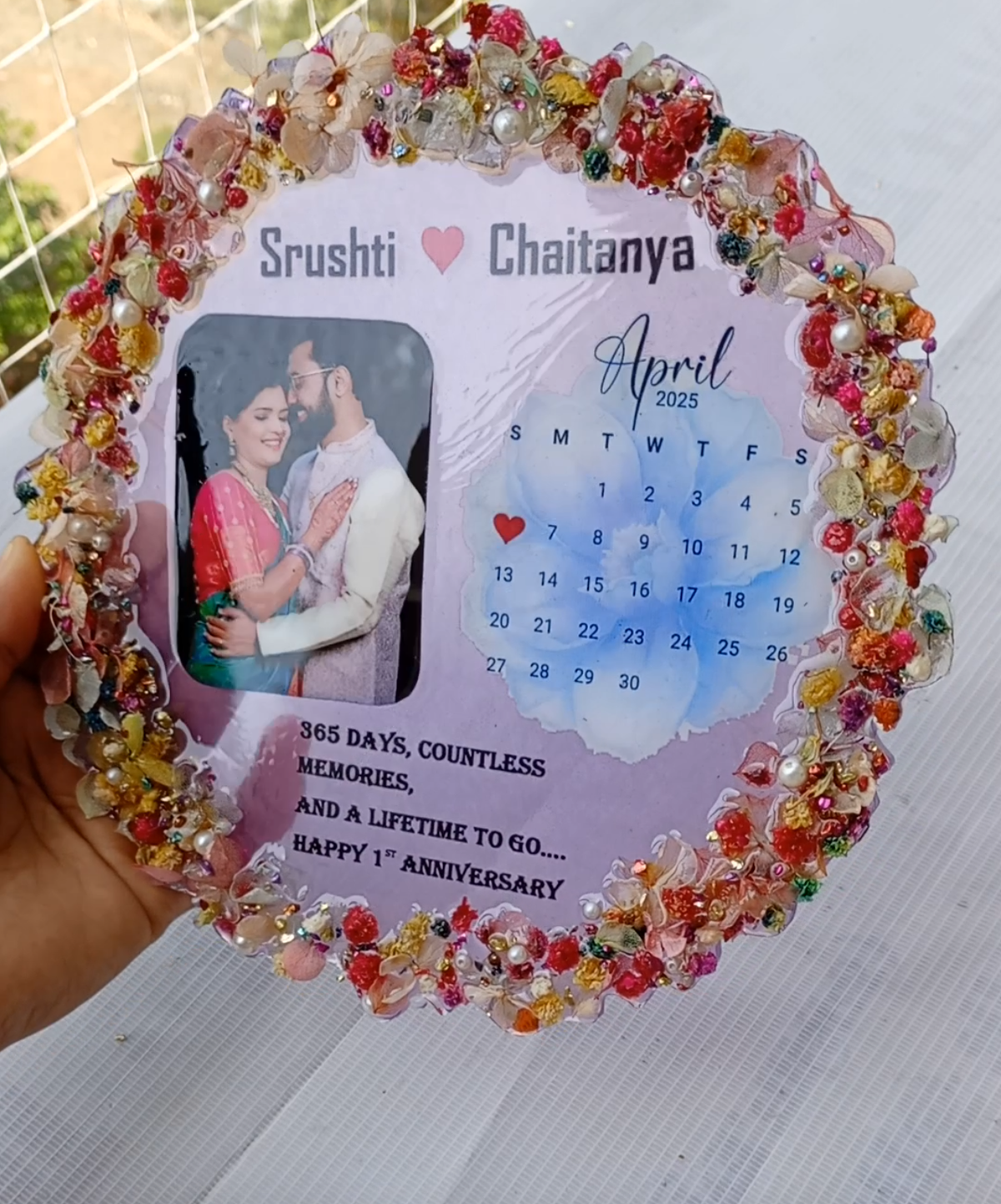 Customised Couple photo frame