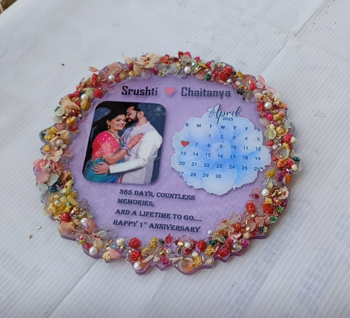 Customised Couple photo frame